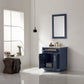 Ivy 30" Single Bathroom Vanity Set with Carrara White Marble Countertop -Altair