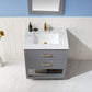 Remi 30" Single Bathroom Vanity Set with Carrara White Marble Countertop - Altair