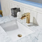 Remi 36" Single Bathroom Vanity Set with Carrara White Marble Countertop - Altair