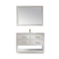 Remi 48" Single Bathroom Vanity Set with Carrara White Marble Countertop - Altair