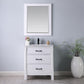 Maribella 30" Single Bathroom Vanity Set with Carrara White Marble Countertop-Altair Designs
