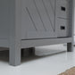 Kinsley 36" Single Bathroom Vanity Set with Carrara White Marble Countertop-Altair Designs
