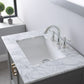 Isla 30" Single Bathroom Vanity Set with Carrara White Marble Countertop -Altair