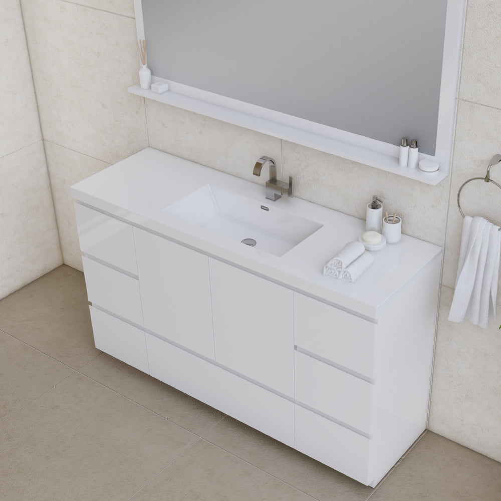 Paterno 60 inch Single Modern Freestanding Vanity-Alya Bath