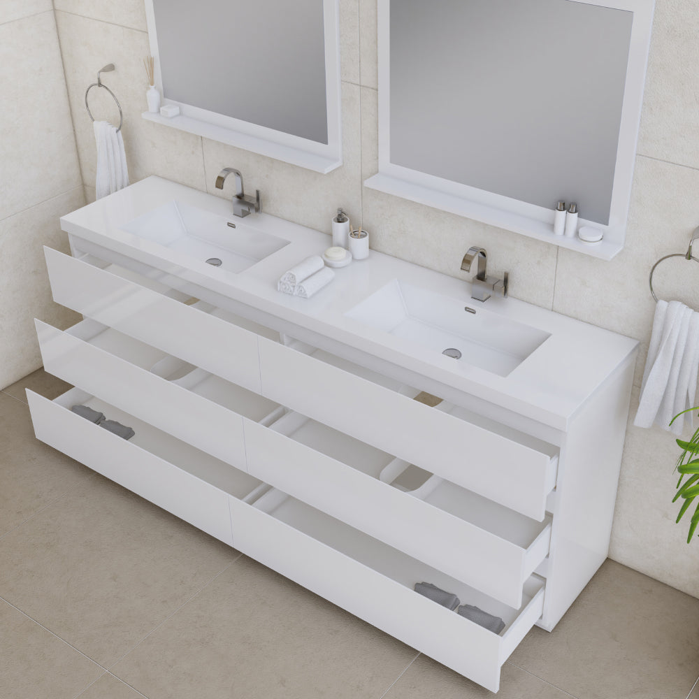Paterno 84 inch Modern Freestanding Vanity-Alya Bath