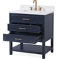 Felton 30" Navy Blue Color Finish Single Sink Bathroom Vanity -  SKU # 7206-NB30 - Tennant Brand