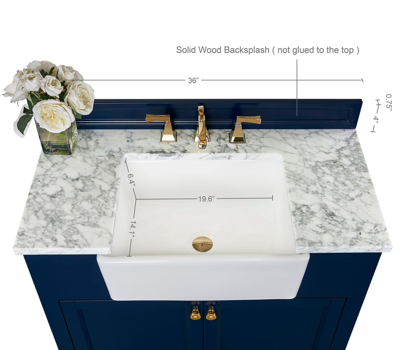 Adeline 36" Bath Vanity Set - Ancerre Designs