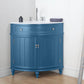 Thomasville 24" Teal Blue Corner Bathroom Vanity - ZK-47522TB-Benton Collection