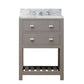 Madalyn 24 Inch Cashmere Grey Single Sink Bathroom Vanity With Faucet- Water Creation