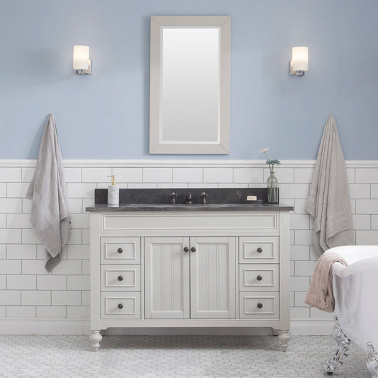 Potenza 48 Inch Earl Grey Single Sink Bathroom Vanity From-Water Creation
